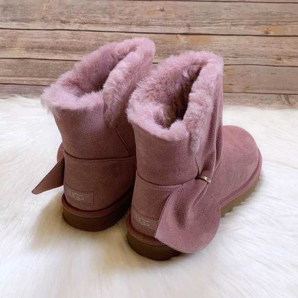 UGG Classic Mini Twist Bootie In Pink Dawn - Picture 4 of 8